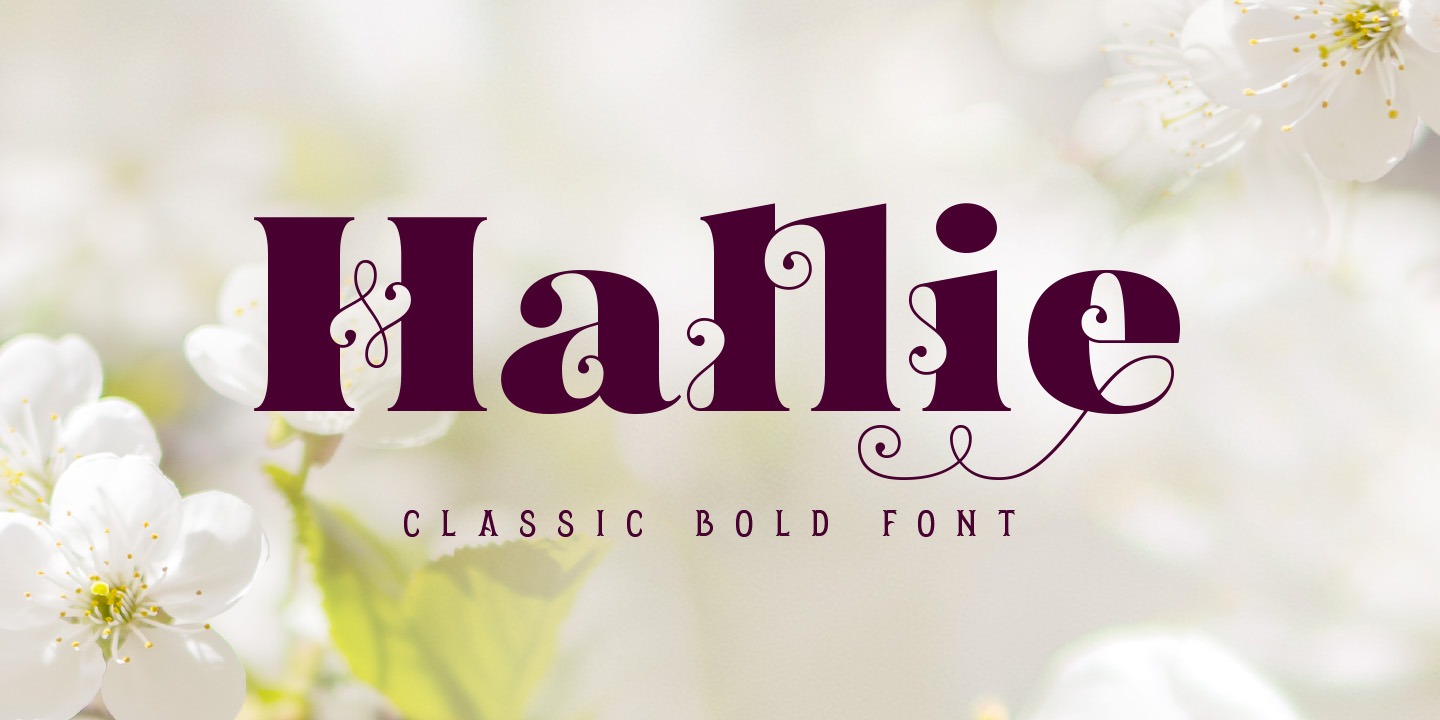 Hallie Bold Font preview